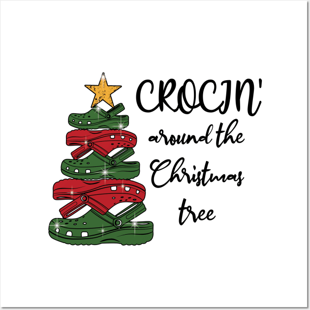 Crocin' Around The Christmas Tree Wall Art by DigitalCreativeArt